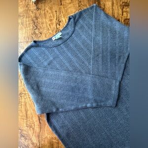 Vintage Currants By Jeri Jo‎ Women’s Large Blue Pullover Crewneck Sweater